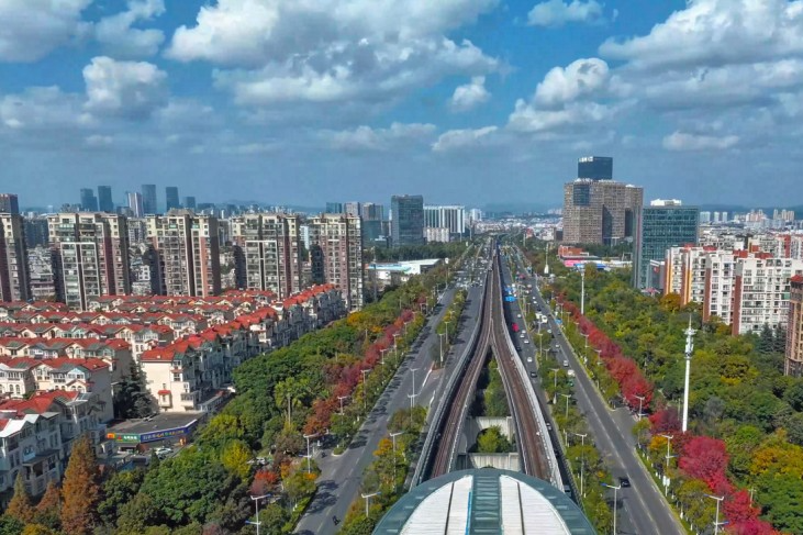 在昆明滇池北岸 看冬日美丽画卷